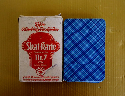 Blatt skat karte 7 von - blatt,