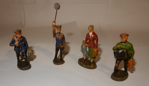 Alte eisenbahnfiguren - ,