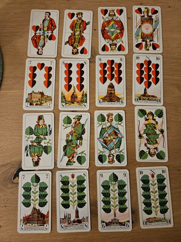 Skat preußisches doppelbild - skat,