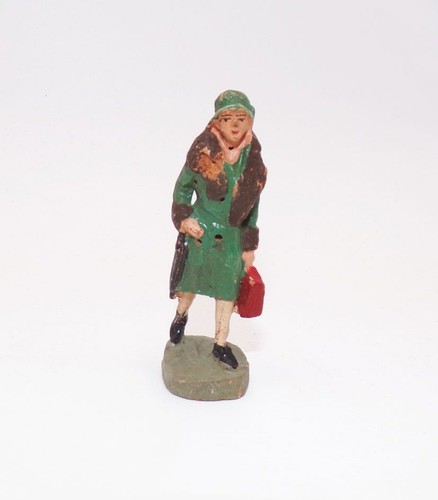Alte elastolin massefigur frau - alte,