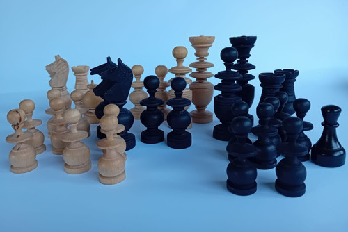 Antikes schach figuren - antikes,