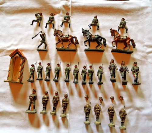 29x antike masse figuren - 29x,