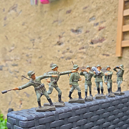Militär soldaten konvolut - 7x,