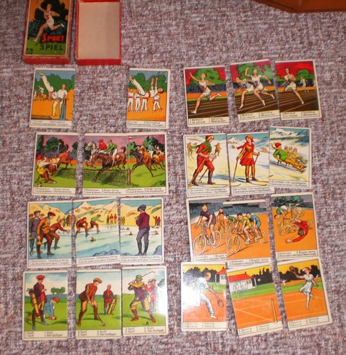 Antikes kartenspiel sport - antikes,