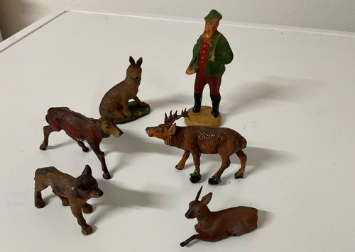 Alte massefiguren tiere - ,
