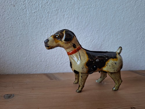 Blechspielzeug tin toy hund - blechspielzeug,